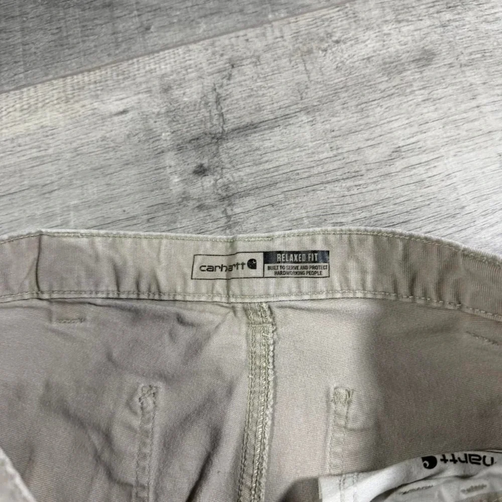 Vintage 2000 sort of baggy‎ tan carharrt relaxed, fit cargo work pants 34x30